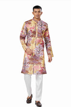 Load image into Gallery viewer, Ajay Arvindbhai Khatri  Animal Print Ethnic Dress Kurta