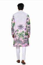Load image into Gallery viewer, Ajay Arvindbhai Khatri  Animal Print Ethnic Dress Kurta