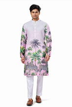 Load image into Gallery viewer, Ajay Arvindbhai Khatri  Animal Print Ethnic Dress Kurta