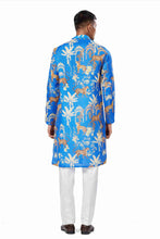 Load image into Gallery viewer, Ajay Arvindbhai Khatri  Animal Print Ethnic Dress Kurta