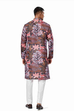Load image into Gallery viewer, Ajay Arvindbhai Khatri  Animal Print Ethnic Dress Kurta