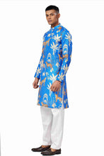 Load image into Gallery viewer, Ajay Arvindbhai Khatri  Animal Print Ethnic Dress Kurta