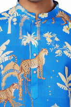 Load image into Gallery viewer, Ajay Arvindbhai Khatri  Animal Print Ethnic Dress Kurta
