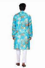 Load image into Gallery viewer, Ajay Arvindbhai Khatri  Animal Print Ethnic Dress Kurta