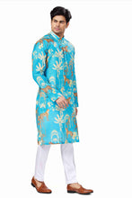 Load image into Gallery viewer, Ajay Arvindbhai Khatri  Animal Print Ethnic Dress Kurta