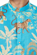 Load image into Gallery viewer, Ajay Arvindbhai Khatri  Animal Print Ethnic Dress Kurta