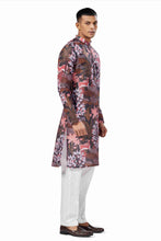 Load image into Gallery viewer, Ajay Arvindbhai Khatri  Animal Print Ethnic Dress Kurta