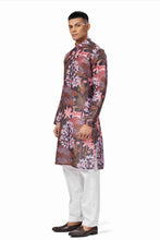 Load image into Gallery viewer, Ajay Arvindbhai Khatri  Animal Print Ethnic Dress Kurta