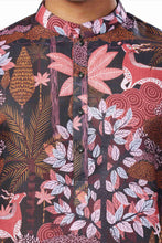 Load image into Gallery viewer, Ajay Arvindbhai Khatri  Animal Print Ethnic Dress Kurta