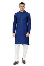 Load image into Gallery viewer, Ajay Arvindbhai Khatri Men's straight Lucknow Chikankari Patterned Kurta