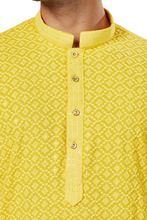 Load image into Gallery viewer, Ajay Arvindbhai Khatri Men's straight Lucknowi Chikankari  Kurta