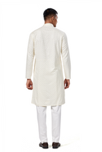Load image into Gallery viewer, Ajay Arvindbhai Khatri Men's straight Lucknowi Chikankari kurta