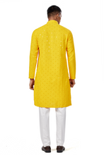 Load image into Gallery viewer, Ajay Arvindbhai Khatri Men's straight Lucknowi Chikankari Kurta