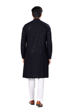 Load image into Gallery viewer, Ajay Arvindbhai Khatri Men's straight Lucknowi Chikankari  Kurta