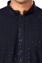 Load image into Gallery viewer, Ajay Arvindbhai Khatri Men's straight Lucknowi Chikankari Kurta
