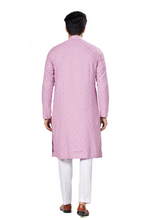 Load image into Gallery viewer, Ajay Arvindbhai Khatri Men's straight Lucknowi Chikankari  Kurta