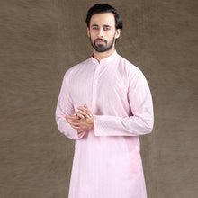 Load image into Gallery viewer, mens pink color regular brasso kurta