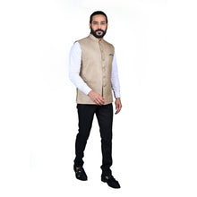Load image into Gallery viewer, mens caramel color nehru jacket