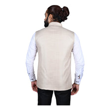 Load image into Gallery viewer, mens beige color nehru jacket