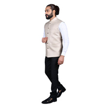 Load image into Gallery viewer, mens beige color nehru jacket