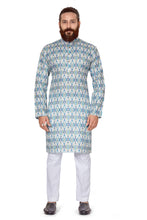 Load image into Gallery viewer, mens cotton printed kurta