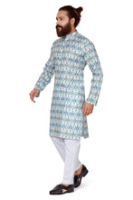 Load image into Gallery viewer, mens cotton printed kurta