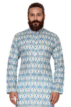 Load image into Gallery viewer, mens cotton printed kurta