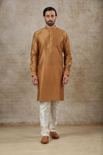 Load image into Gallery viewer, mens brown color kurta pajama set