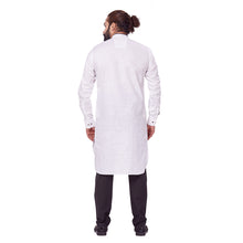 Load image into Gallery viewer, mens white color cotton kurta