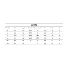 Load image into Gallery viewer, Ajay Arvindbhai Khatri Men's Cotton Printed Fabric Kurta Blue & White