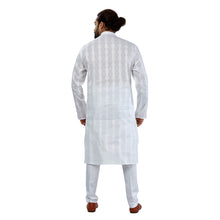 Load image into Gallery viewer, mens white color pure cotton kurta