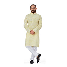 Load image into Gallery viewer, mens lemon color kurta