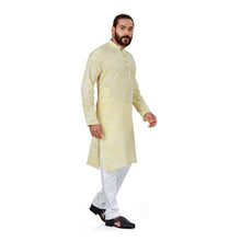 Load image into Gallery viewer, mens lemon color kurta