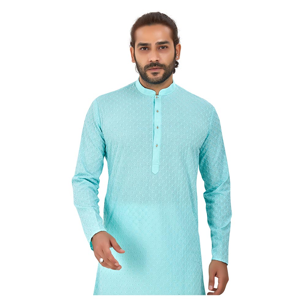Firozi colour kurta best sale pajama