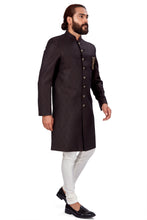 Load image into Gallery viewer, mens brown color indowestern nawabi