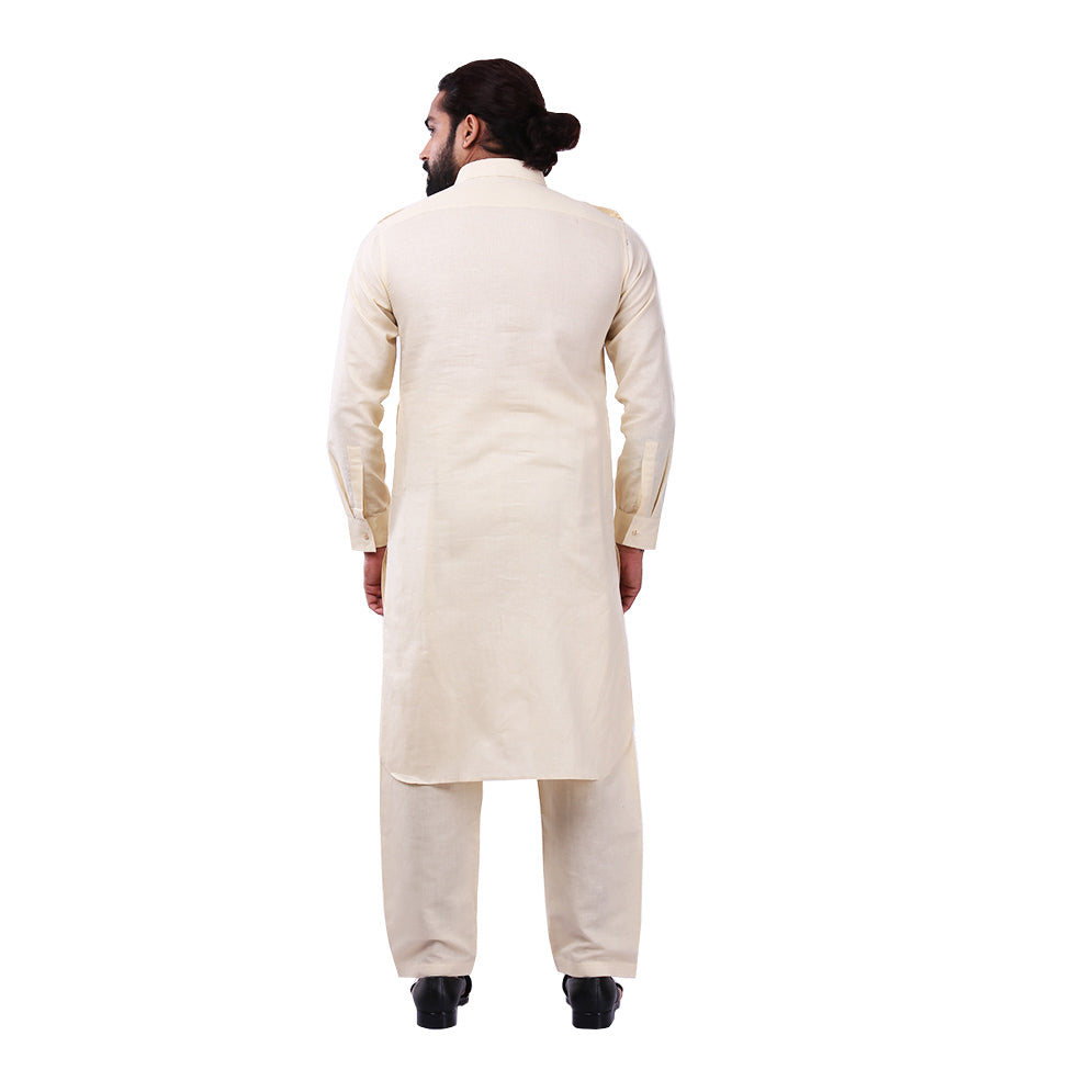 White colour sales pathani dress