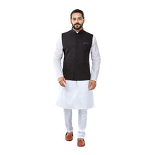 Load image into Gallery viewer, mens kurta pajama nehru jacket set
