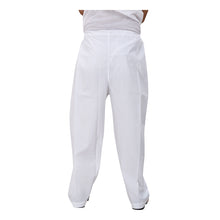 Load image into Gallery viewer, mens white color cotton white pajama