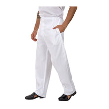Load image into Gallery viewer, mens white color cotton white pajama