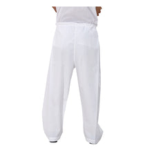 Load image into Gallery viewer, mens white color cotton white pajama