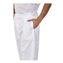 Load image into Gallery viewer, mens white color cotton white pajama