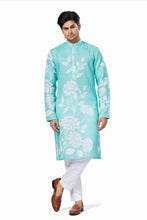 Load image into Gallery viewer, Ajay Arvindbhai Khatri  Floral Print Kurta For Men
