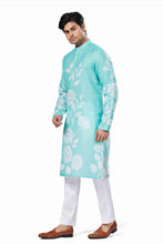 Load image into Gallery viewer, Ajay Arvindbhai Khatri  Floral Print Kurta For Men
