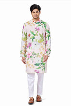 Load image into Gallery viewer, Ajay Arvindbhai Khatri Multicolor Altair Floral Print Kurta For Men
