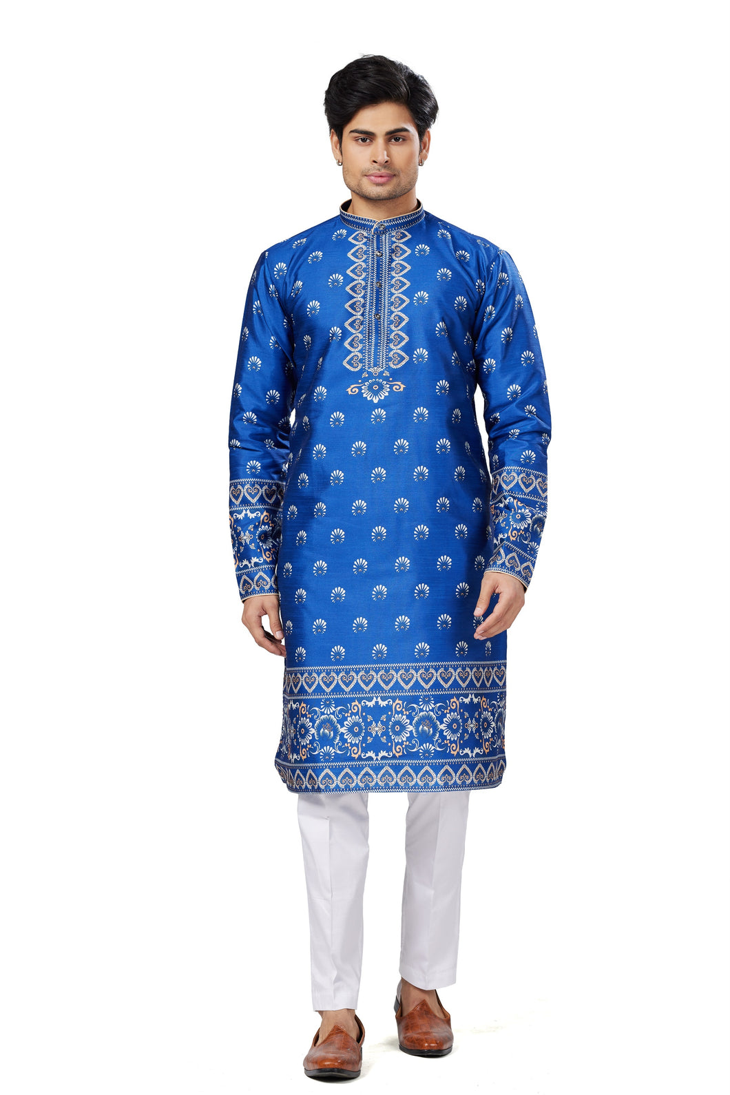 Ajay Arvindbhai Khatri Men Stylist Printed Kurta Set