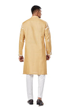 Load image into Gallery viewer, Ajay Arvindbhai Khatri Men&#39;s Linen Embroidered Kurta  Pajama Set
