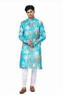 Ajay Arvindbhai Khatri  Animal Print Ethnic Dress Kurta