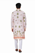 Load image into Gallery viewer, Ajay Arvindbhai Khatri  Animal Print Ethnic Dress Kurta
