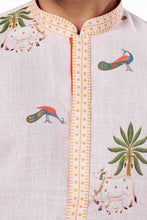 Load image into Gallery viewer, Ajay Arvindbhai Khatri  Animal Print Ethnic Dress Kurta
