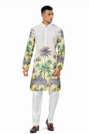 Ajay Arvindbhai Khatri  Animal Print Ethnic Dress Kurta